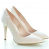 Women stylish, elegant shoes 1230 patent light pink