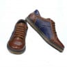 Men sport shoes 849 brown+indigo
