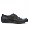 Men loafers, moccasins 818-1 black