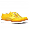 Women casual shoes 663-1 yellow combined