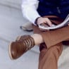 Men stylish, elegant, casual shoes 847 brown