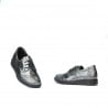 Pantofi copii mici 60c argintiu sidef