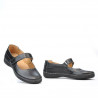 Women loafers, moccasins 685 black