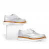 Women casual shoes 663-1 white pearl combined