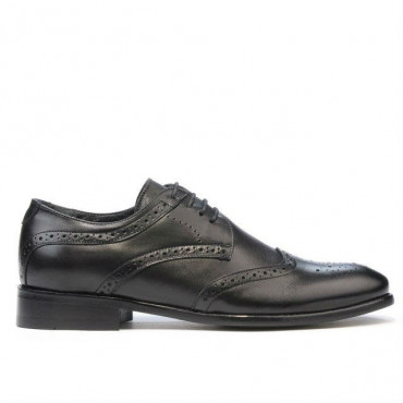 Men stylish, elegant, casual shoes 874 black