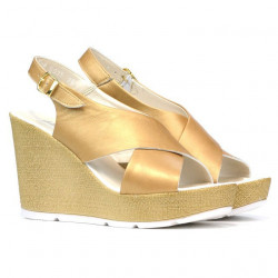 Women sandals 5025 golden
