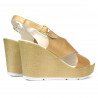 Women sandals 5025 golden