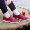 Women loafers, moccasins 688 red