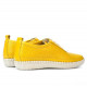 Women loafers, moccasins 688 yellow