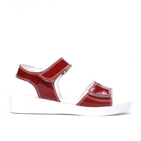 Children sandals 532 patent bordo