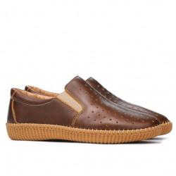 Women loafers, moccasins / adolescenti 689 brown