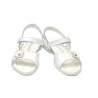 Small children sandals 55c patent white
