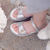 Children sandals 524 patent gray