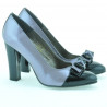 Pantofi eleganti dama 1226 lac mov deschis + negru