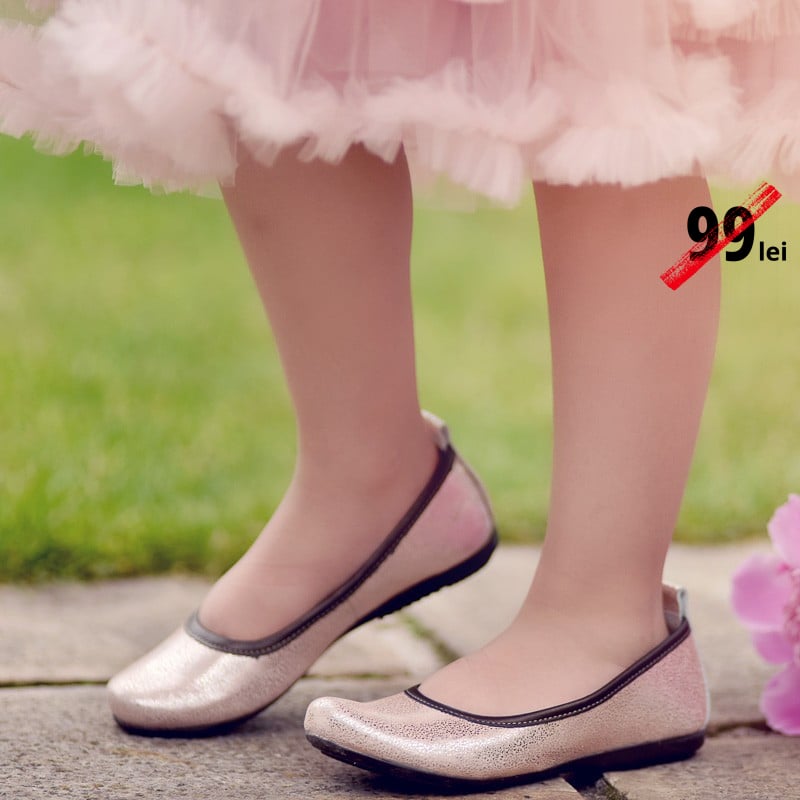 Pantofi copii 100 pudra sidef lifestyle