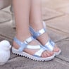 Children sandals 525 bleu argento