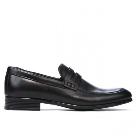 Men stylish, elegant, casual shoes 875 black