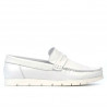 Women loafers, moccasins 692 white