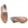 Women loafers, moccasins 692 cappuccino