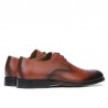 Men stylish, elegant shoes 878 a cognac