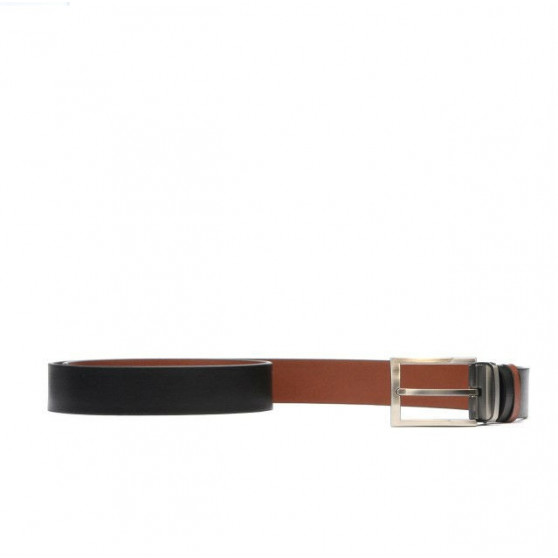 Men belt 08b bicolored biz black+brown