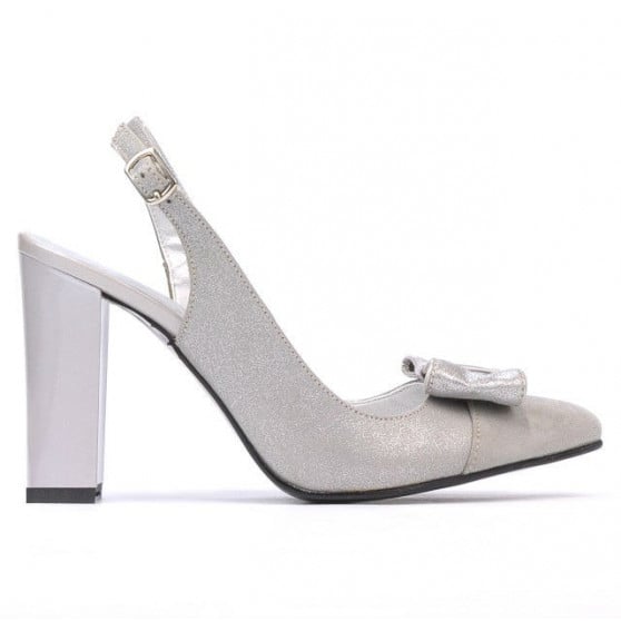 Women sandals 1267 gray antilopa combined