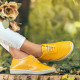 Women loafers, moccasins 688 yellow lifestyle