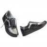 Pantofi sport dama 694 negru combinat