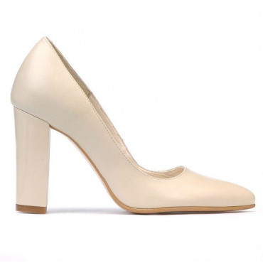 Women stylish, elegant shoes 1261 beige