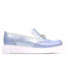 Women casual shoes 659-1 bleu pearl combined