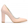 Women stylish, elegant shoes 1261 pudra