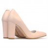Women stylish, elegant shoes 1261 pudra