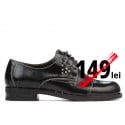 Pantofi casual dama 696 lac negru
