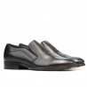 Men stylish, elegant shoes 877 black