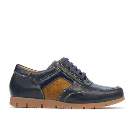 Pantofi copii 164 indigo+maro