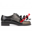 Women casual shoes 696 patent black combined