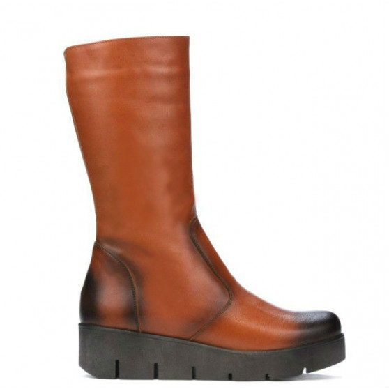 Women knee boots 3315 a brown