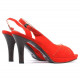 Women sandals 1052 red antilopa