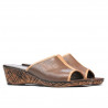Women sandals 5004mp cappuccino perforat
