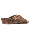 Women sandals 5004mp cappuccino perforat