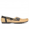 Women loafers, moccasins 620p sand+tdm