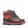 Small children boots 21c biz black+red