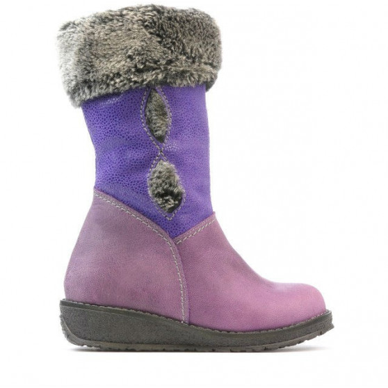 Small children knee boots 24c tuxon purple combined