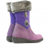 Small children knee boots 24c tuxon purple combined