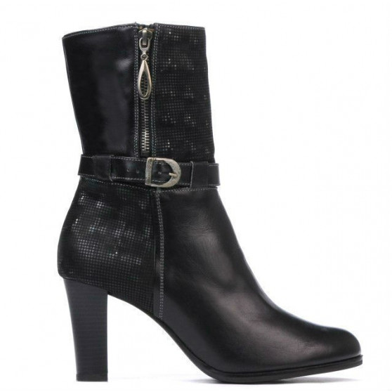 Women knee boots 1147 black combined