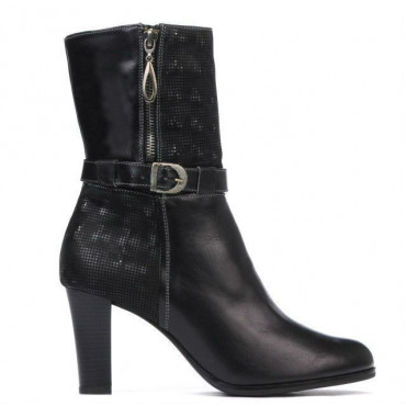 Women knee boots 1147 black combined