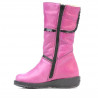 Small children knee boots 25c pink+black