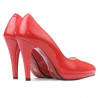 Pantofi eleganti dama 1233 lac rosu