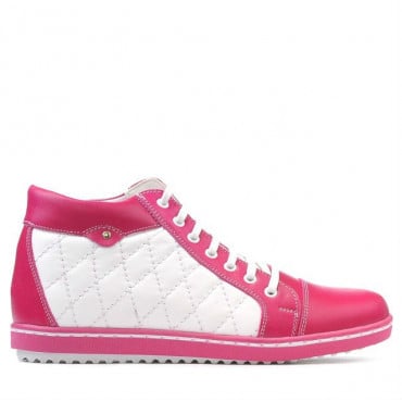 Women boots 3283 pink+white