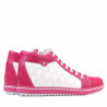 Women boots 3283 pink+white
